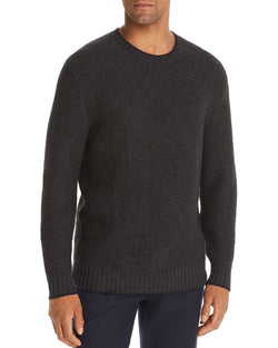 The Men's Store Tipped Crewneck Sweater Coal thumbnail 1
