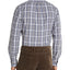 The Men's Store Tri-color Plaid Classic Fit Shirt Gray