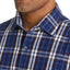 The Men's Store Tri-color Plaid Classic Fit Shirt Navy