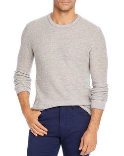 The Men's Store Wool & Cashmere Honeycomb Sweater Gray/Navy thumbnail 1