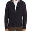 The Men's Store Zip-front Merino Wool Cardigan Navy