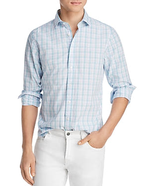 The Men's Store at Bloomingdale's Plaid Slim Fit Shirt