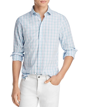 The Men's Store at Bloomingdale's Plaid Slim Fit Shirt