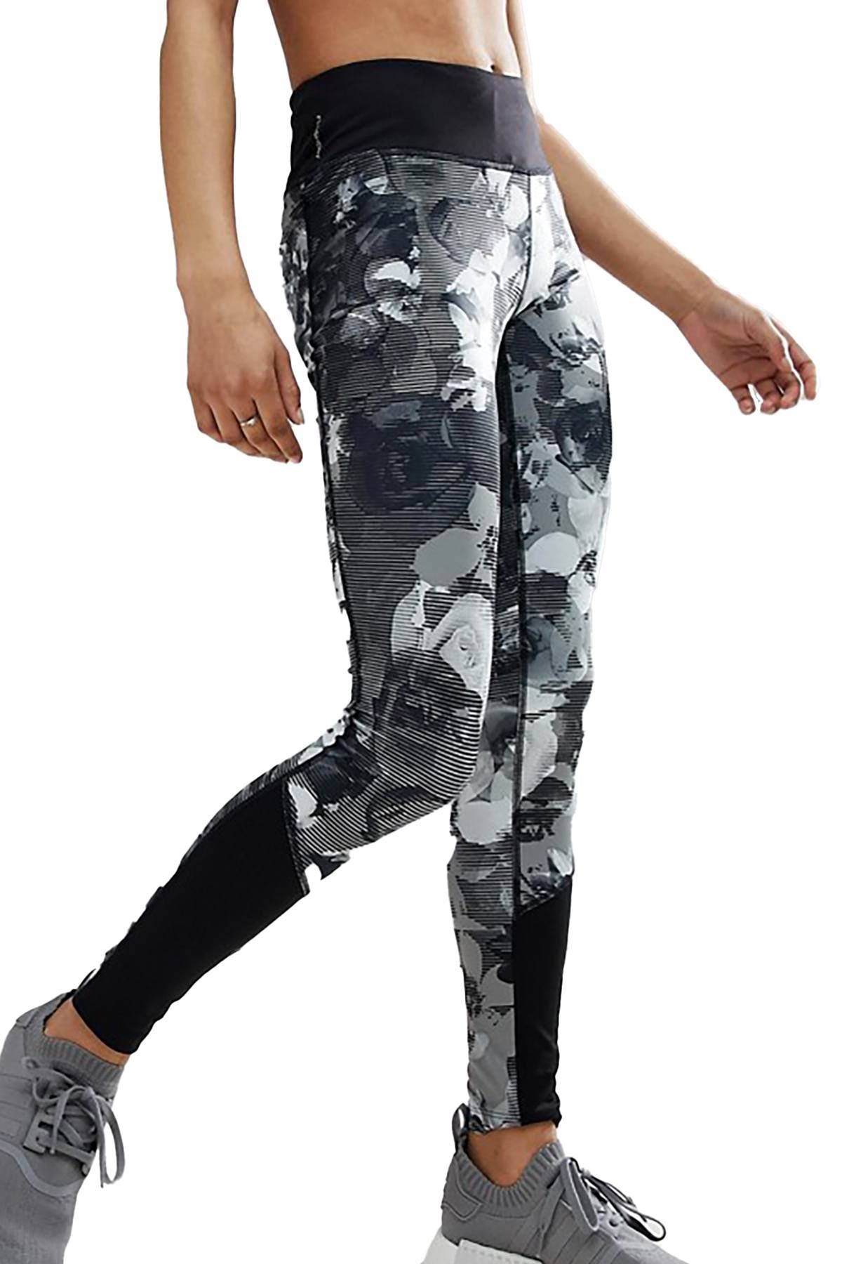 The North Face Black Printed Pulse Mid-Rise Tight