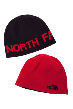 The North Face Black/Red Reversible Banner Beanie thumbnail 1
