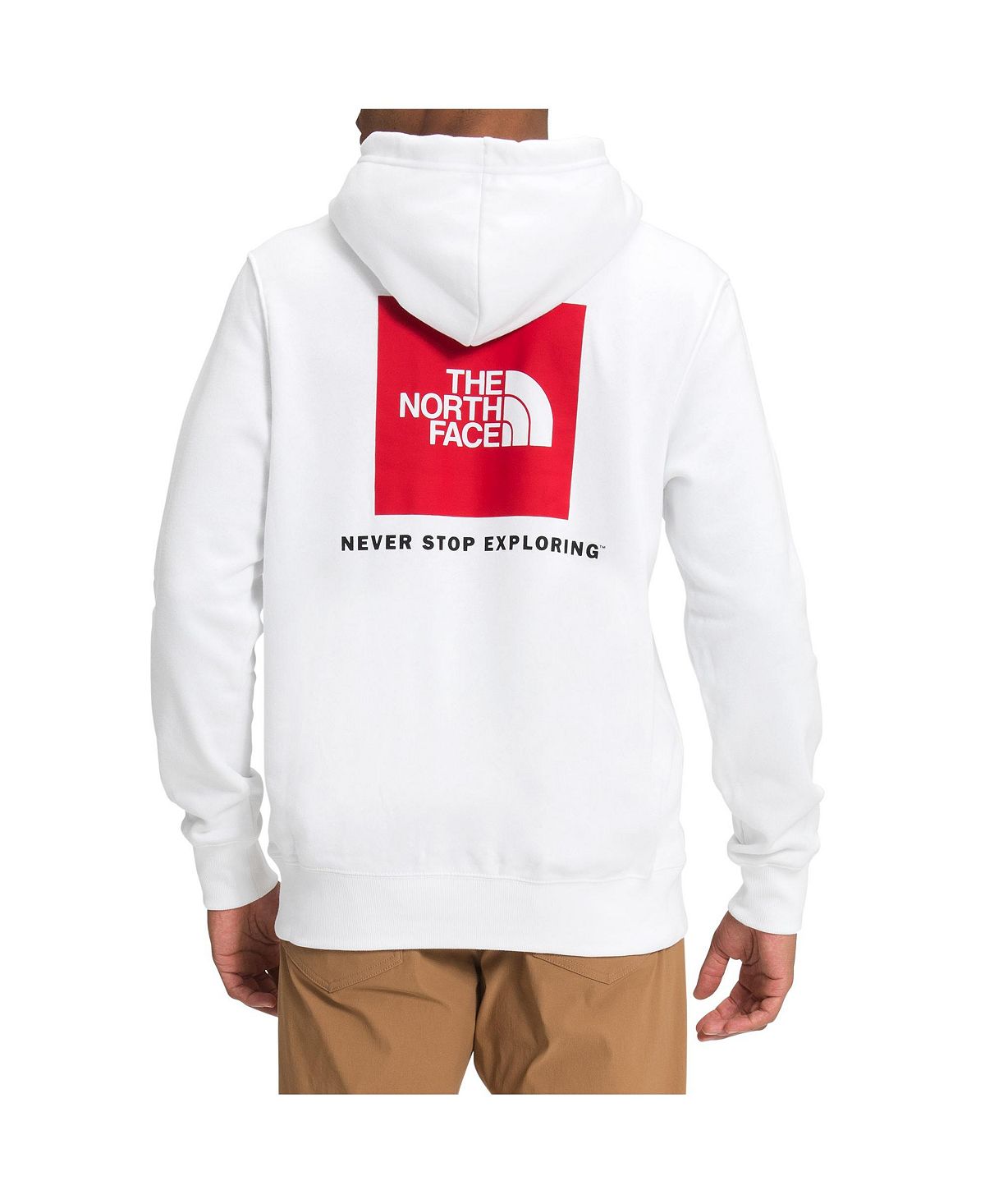 The North Face Box Nse 'never Stop Exploring' Pullover Hoodie White