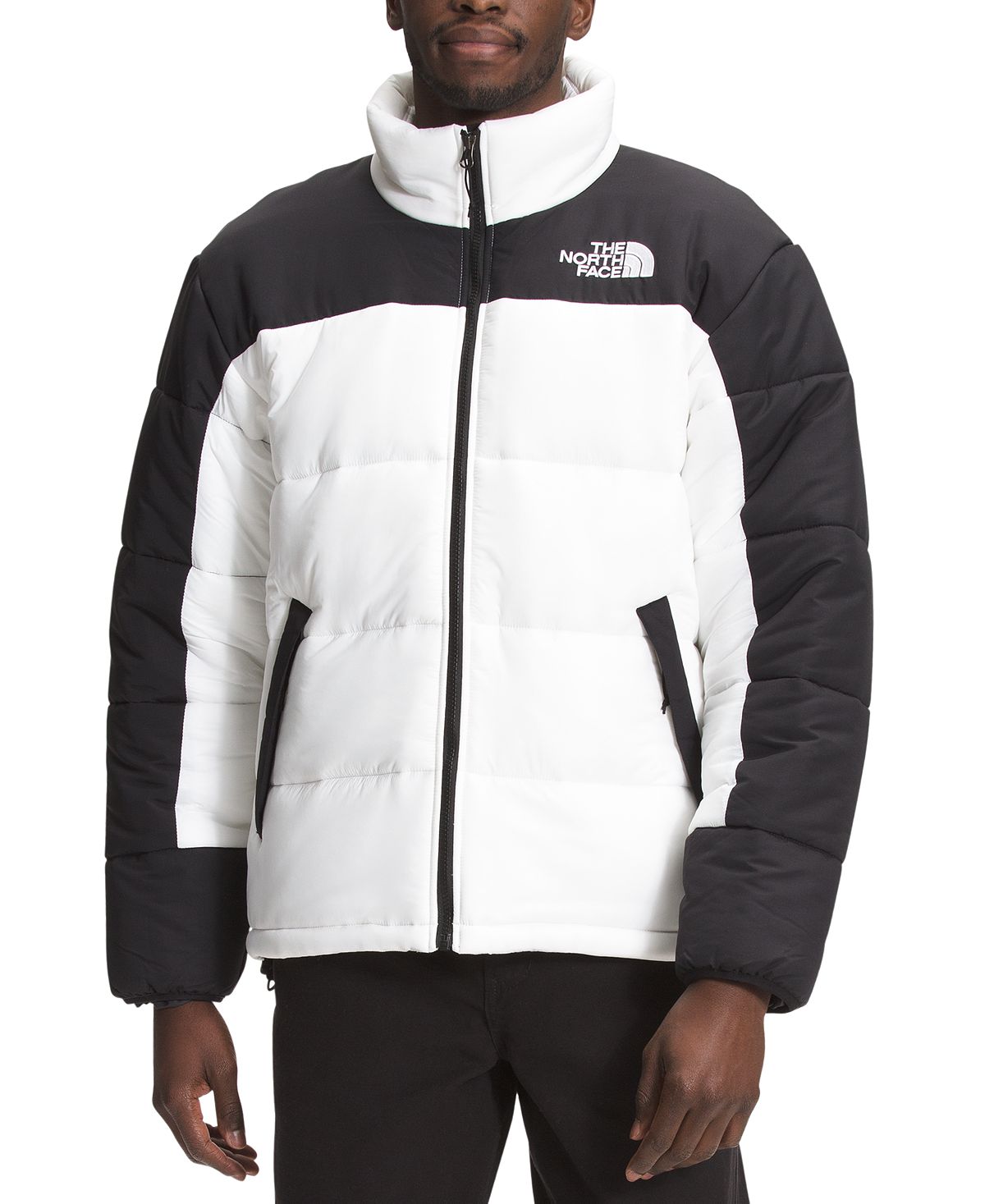 The North Face Hmlyn Relaxed-fit Colorblocked Insulated Jacket Tnf White