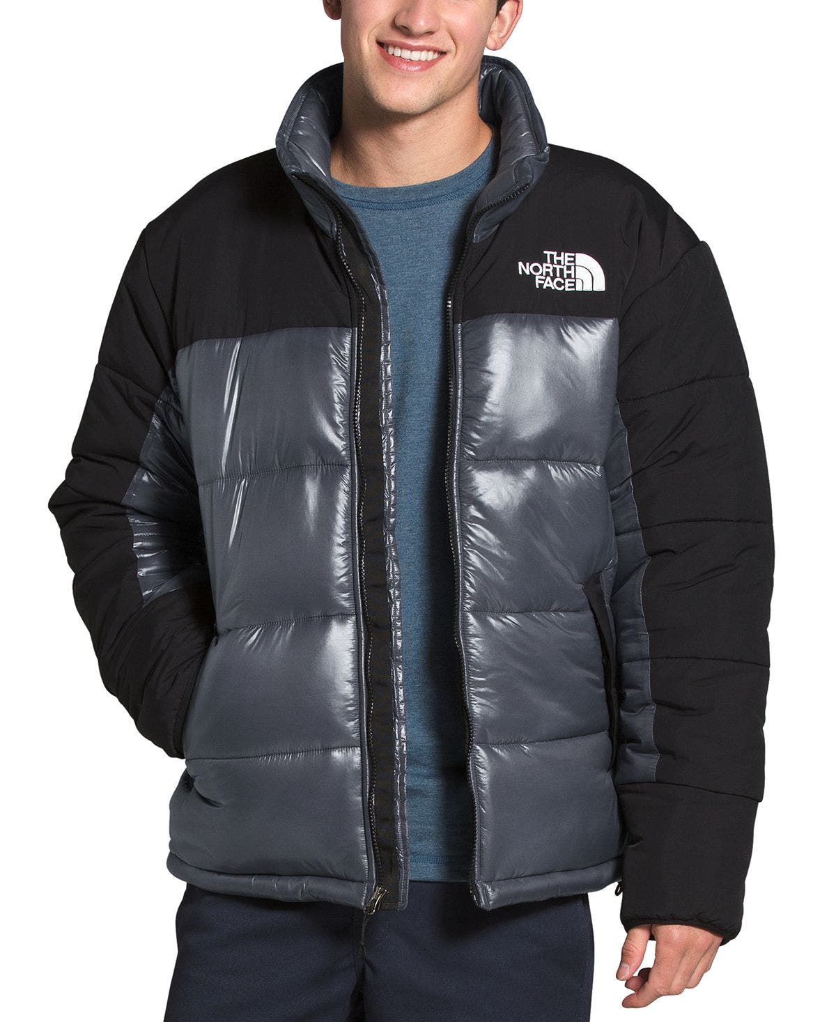 The North Face Hmlyn Relaxed-fit Colorblocked Insulated Jacket Vanadis Grey
