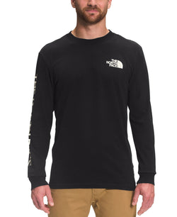 The North Face Long-sleeve Logo T-shirt Tnf Black/vintage White thumbnail 1