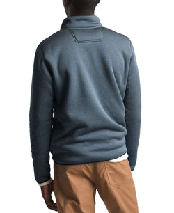 The North Face Men"s Sherpa Patrol Fleece Sweatshirt Shady Blue Heather/Peyote Beige thumbnail 3