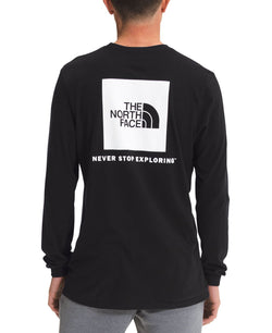 The North Face Never Stop Exploring Box Logo Graphic Long-sleeve T-shirt Tnf Black/tnf White thumbnail 2