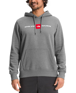 The North Face Red's Standard-fit Fleece Hoodie Tnf Medium Grey Heather thumbnail 1
