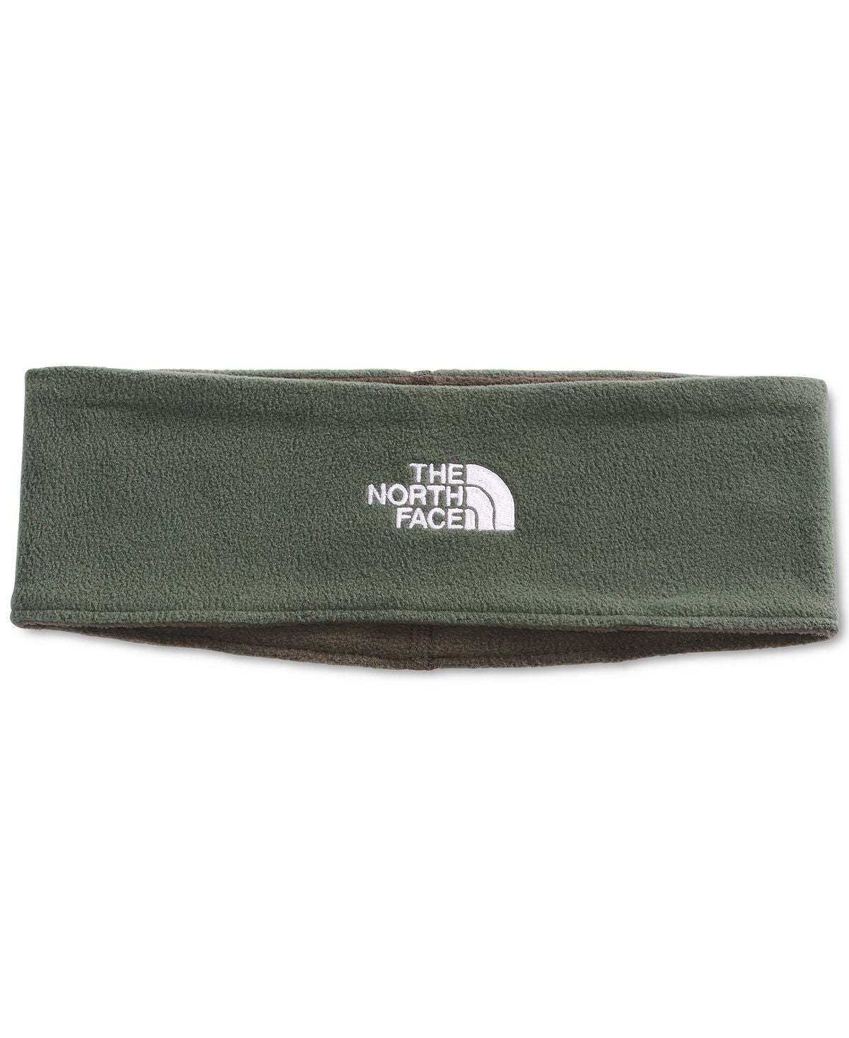 The North Face Standard Issue Reversible Logo Embroidered Fleece Earband Thyme/new Taupe Green