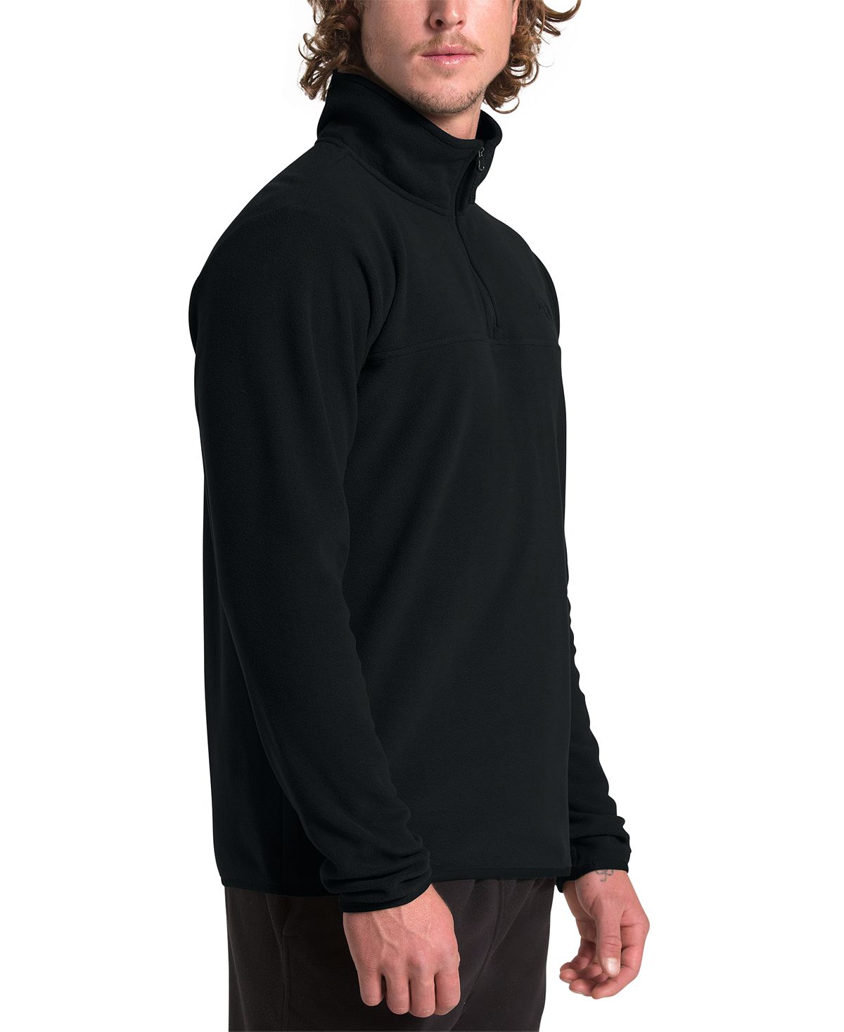 The North Face Tka Glacier Quarter-zip Fleece Tnf Black/tnf Black