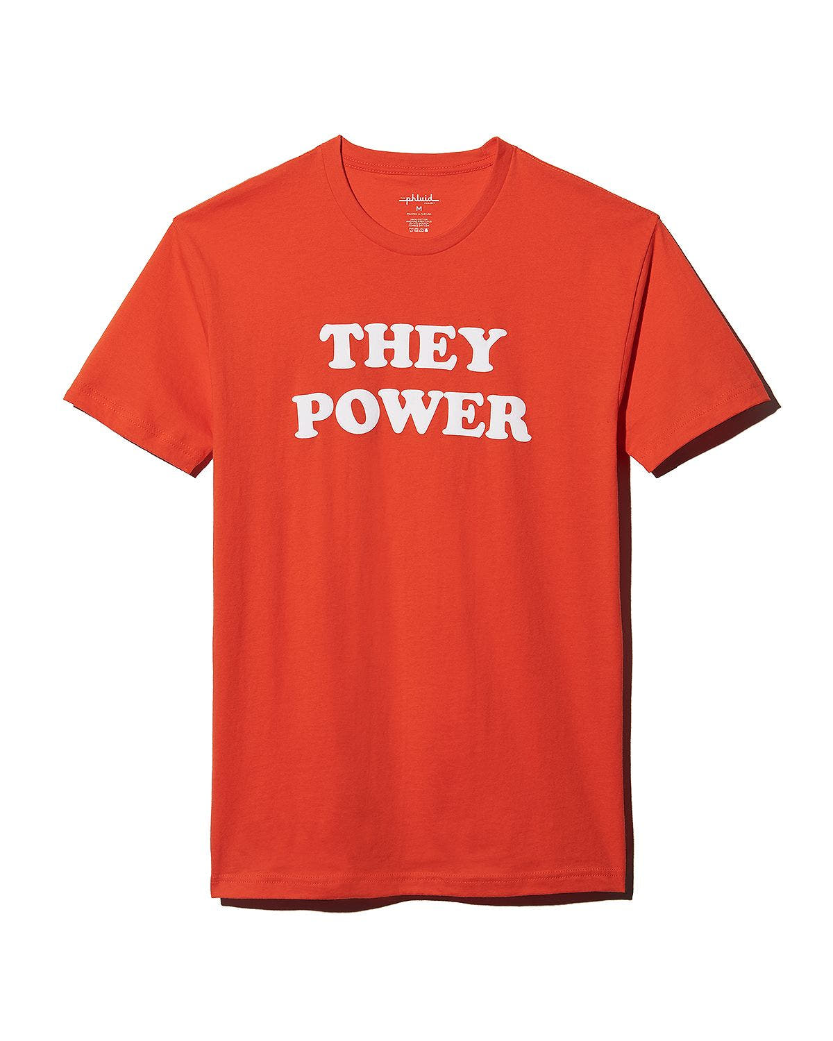 The Phluid Project They Power Graphic Tee Orange