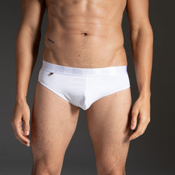 The white Douglas Bikini Brief thumbnail 1
