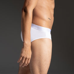 The white Douglas Bikini Brief thumbnail 3