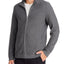 Theory Dellen Breach Front-zip Cardigan Gray Heather