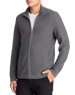 Theory Dellen Breach Front-zip Cardigan Gray Heather thumbnail 1