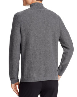 Theory Dellen Breach Front-zip Cardigan Gray Heather thumbnail 2