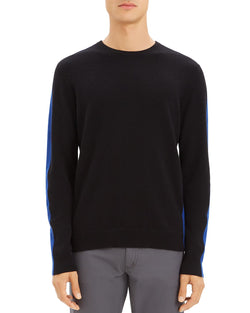 Theory Evers Color-block Cashmere Sweater Black Multi thumbnail 1