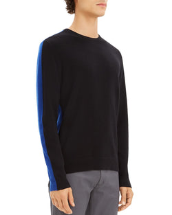 Theory Evers Color-block Cashmere Sweater Black Multi thumbnail 2