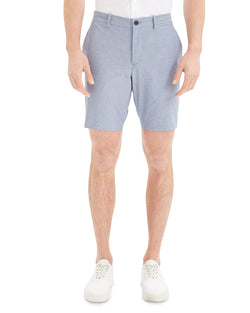 Theory Zaine Oxford Striped Slim Fit Shorts Hydro Stripe thumbnail 1