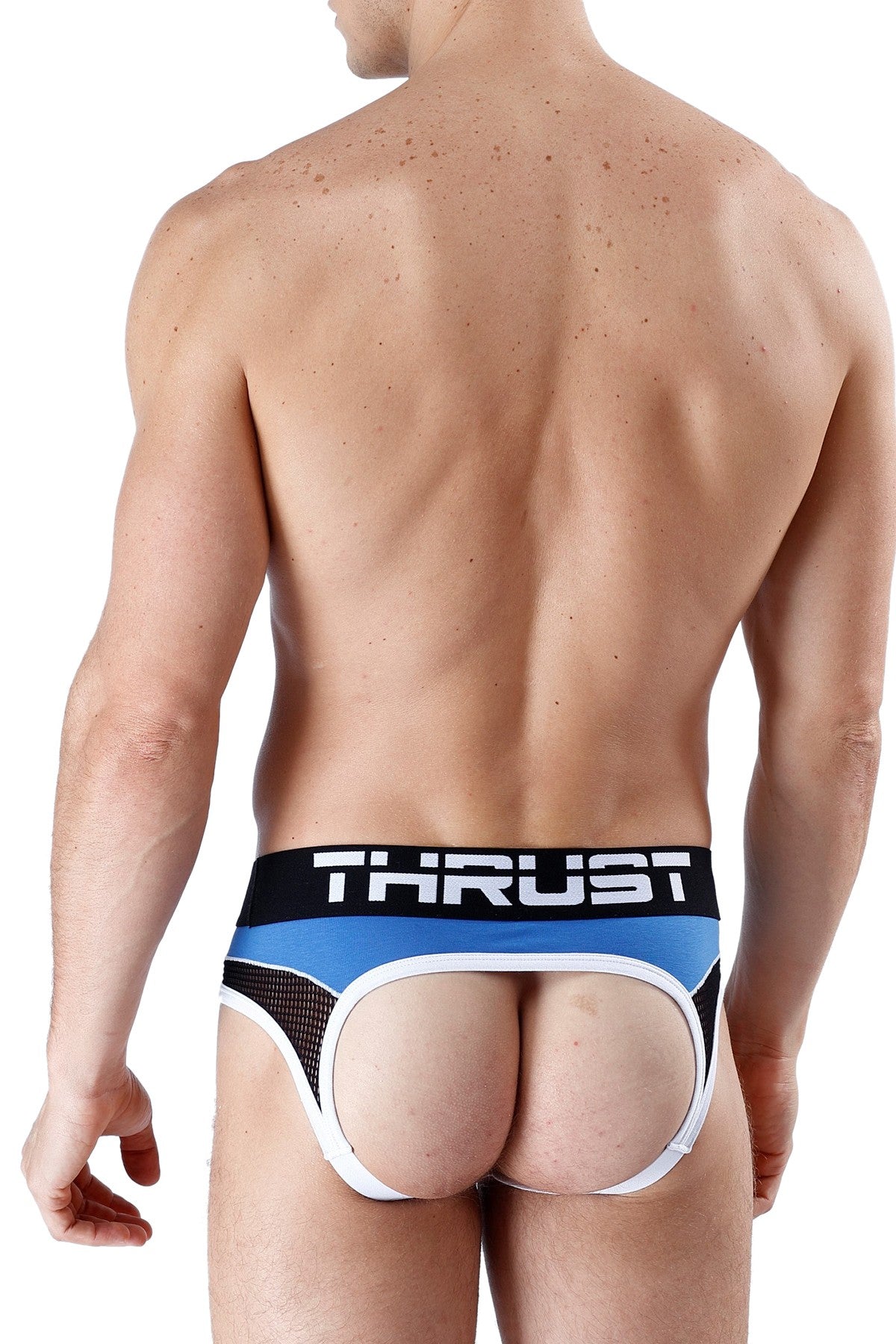 Thrust Blue Sport Mesh Jock Brief