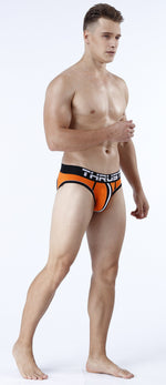 Thrust Orange Excite Jock Brief