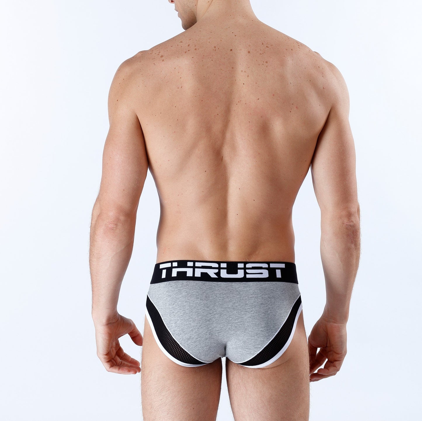 Thrust Sport Mesh Brief Grey