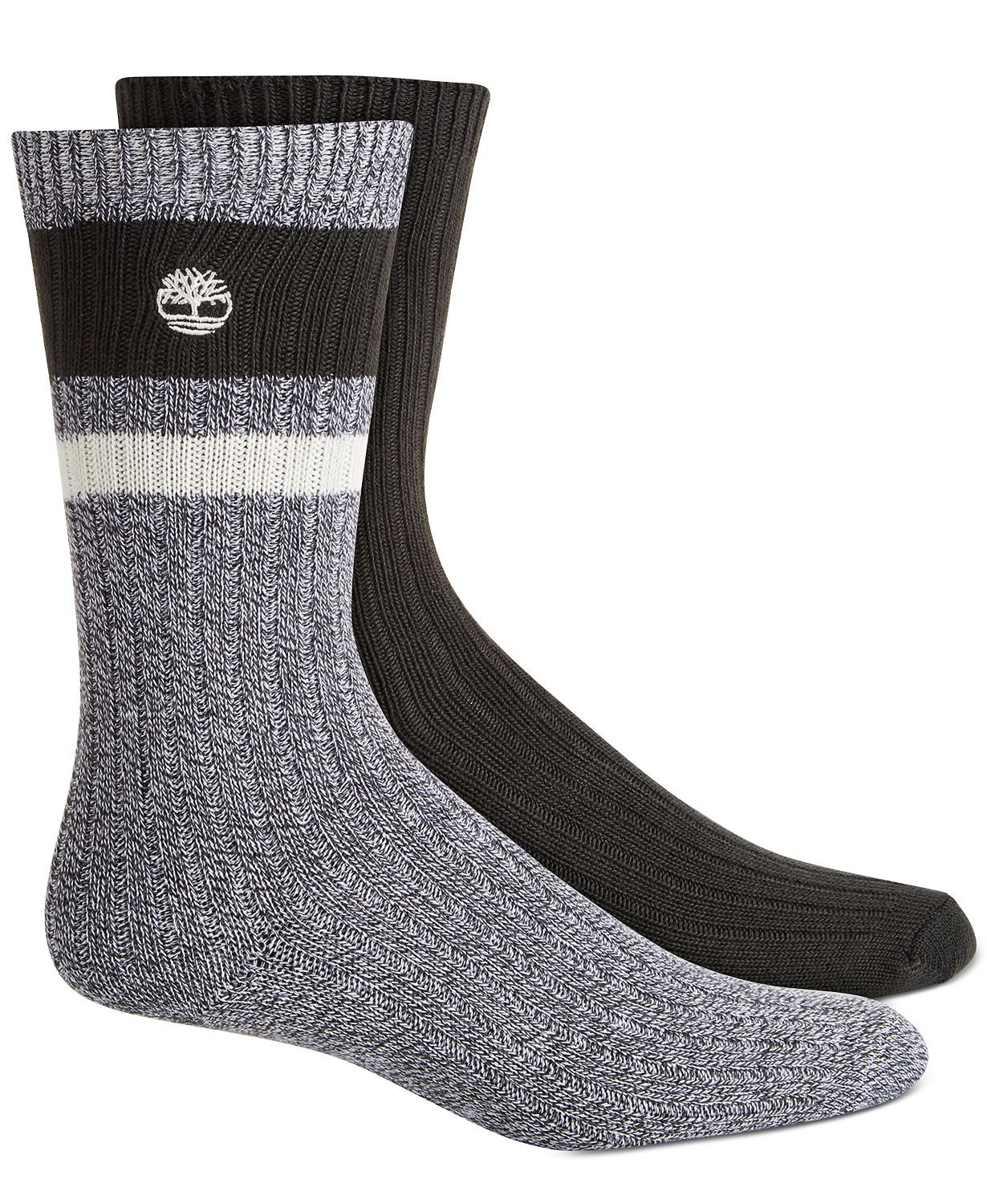 Timberland 2 Pack Boot Socks / Black