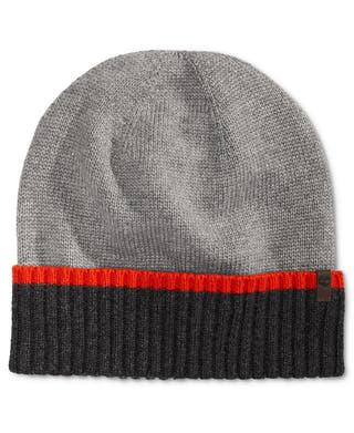 Timberland Colorblocked Cuffed Hat Gray