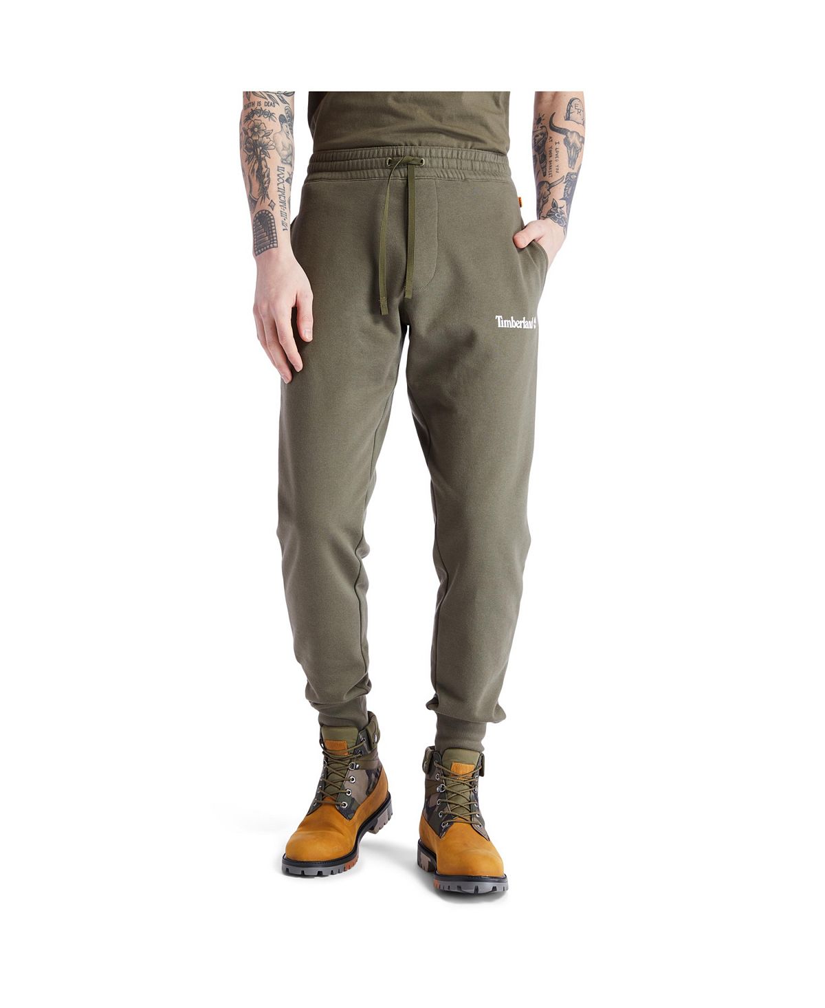 Timberland Core Tree Logo Sweatpant Grape Leaf-white