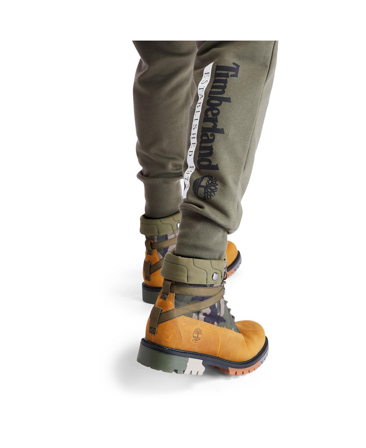 Timberland Core Tree Logo Sweatpant Grape Leaf-white