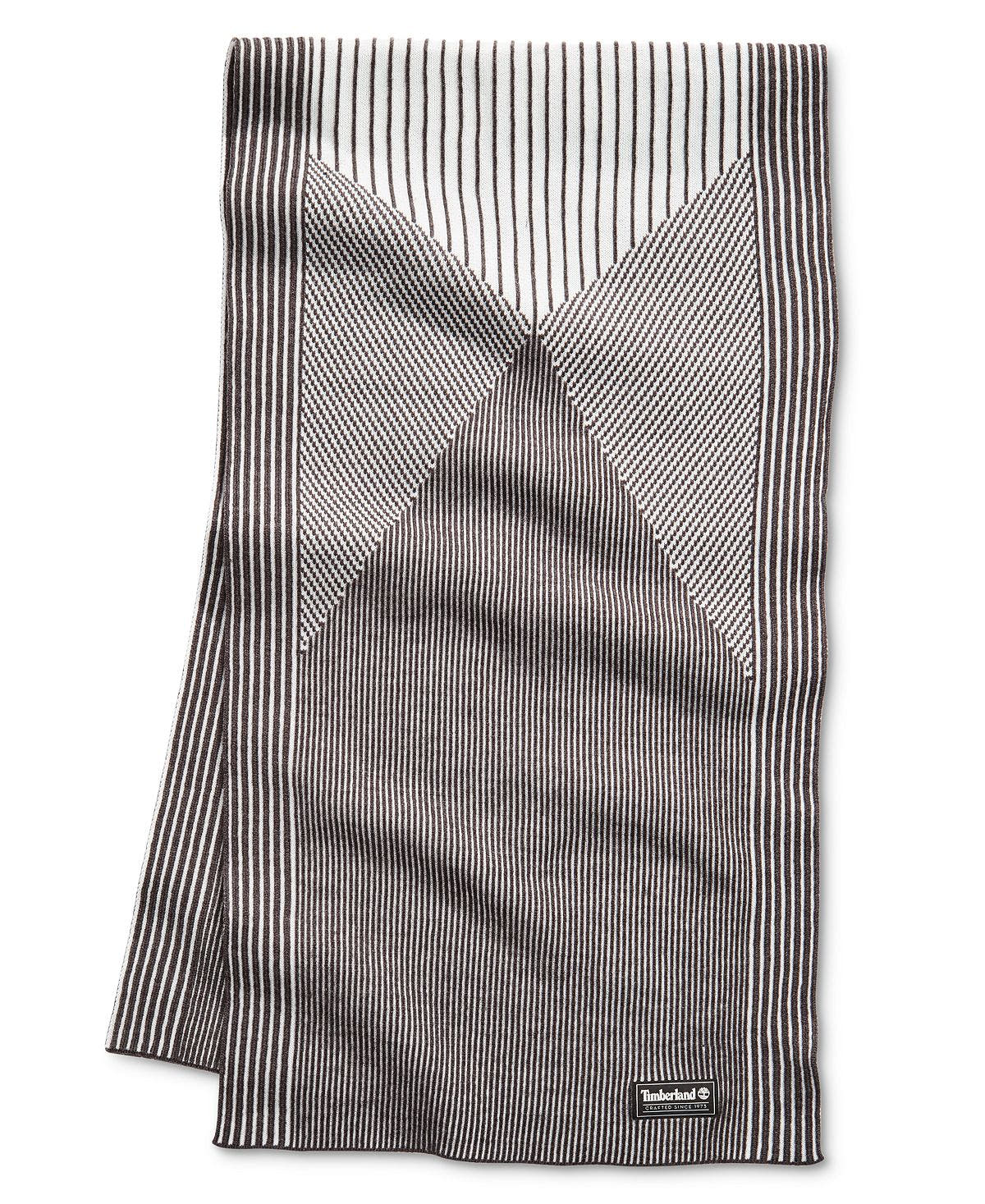 Timberland Graphic-stitched Scarf Gray