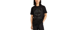 Timberland Northern Lights Sky Logo Graphic T-shirt Black thumbnail 1