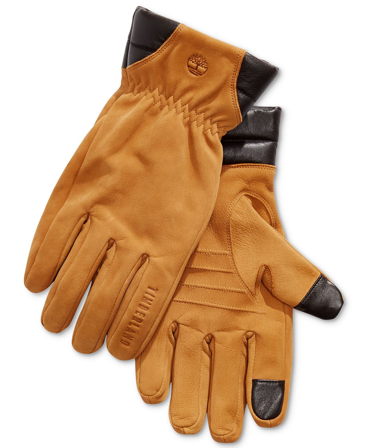 Timberland Nubuck Leather Boot Gloves Wheat