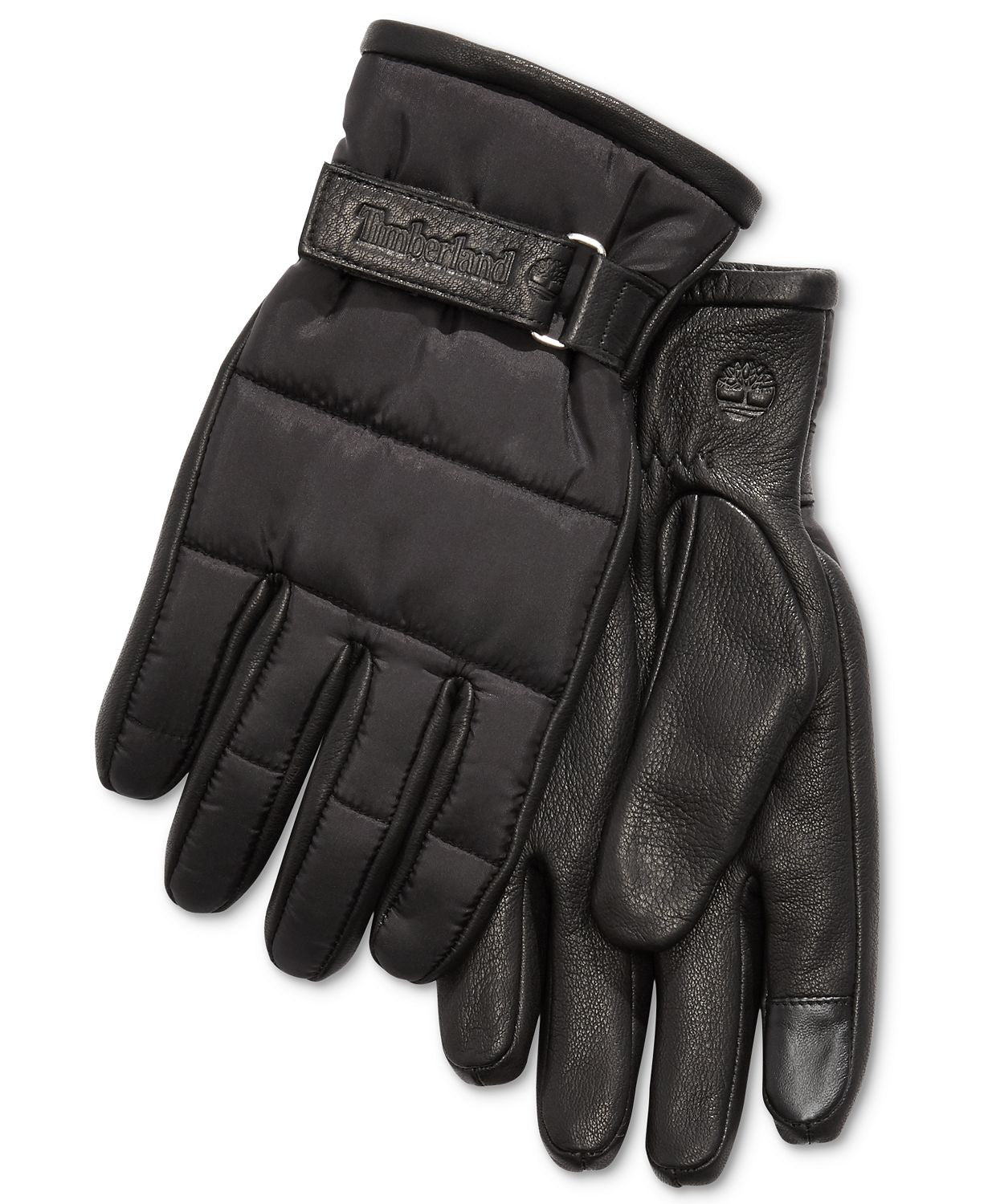 Timberland Quilted Gloves Black