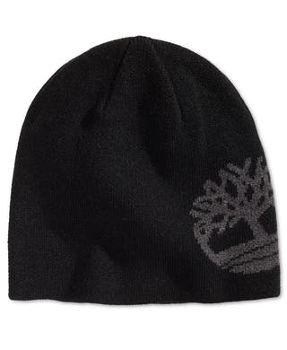 Timberland Reversible Logo Beanie Black