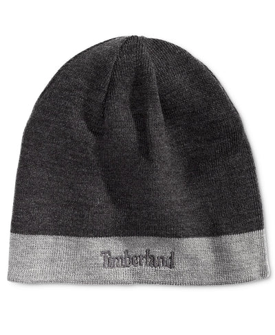 Timberland Reversible Logo Beanie Grey/Black