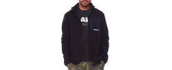 Timberland Yc Outdoor Archive Colorbvlocked Fleece Jacket Black thumbnail 3