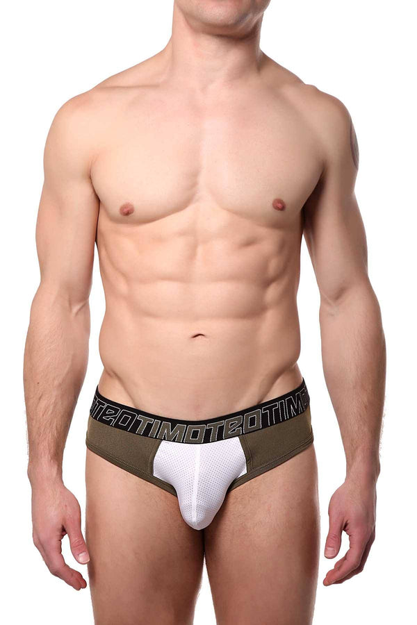 Timoteo Army-Green Aero-Tech Brief