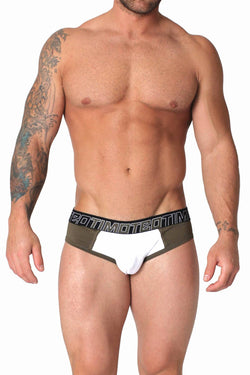 Timoteo Army-Green Aero-Tech Jock-Brief thumbnail 3