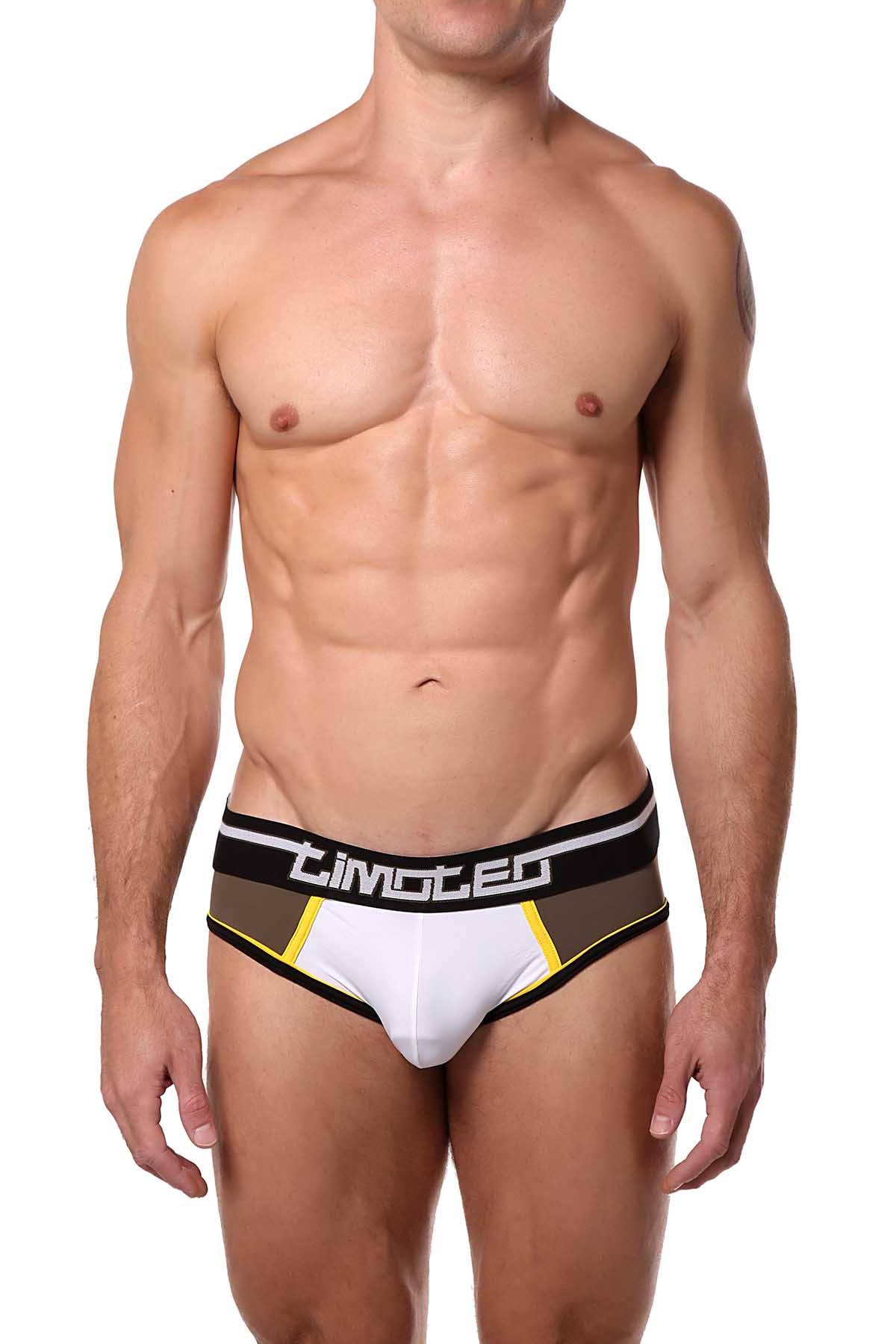 Timoteo Army-Green Ultra Sport Jock-Brief