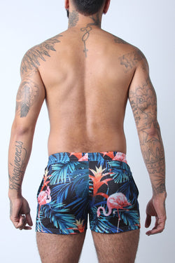 Timoteo Black Flamingo Riviera Mesh Short thumbnail 3