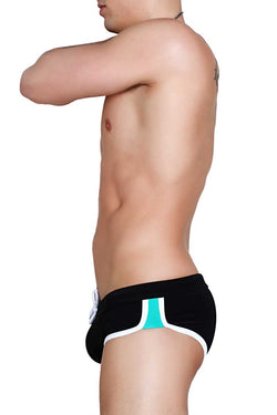 Timoteo Black Malibu Swim Brief thumbnail 3