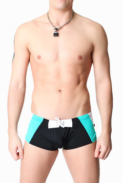 Timoteo Black Pacifica Swim Trunk thumbnail 1