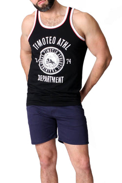 Timoteo Black Training Team Tank Top thumbnail 2