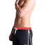 Timoteo Black Zip Swim Short