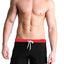 Timoteo Black Zip Swim Short